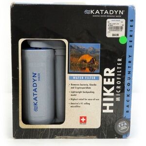NEW Katadyn Hiker Microfilter Water Filter Pump Backcountry Series (B7449)
